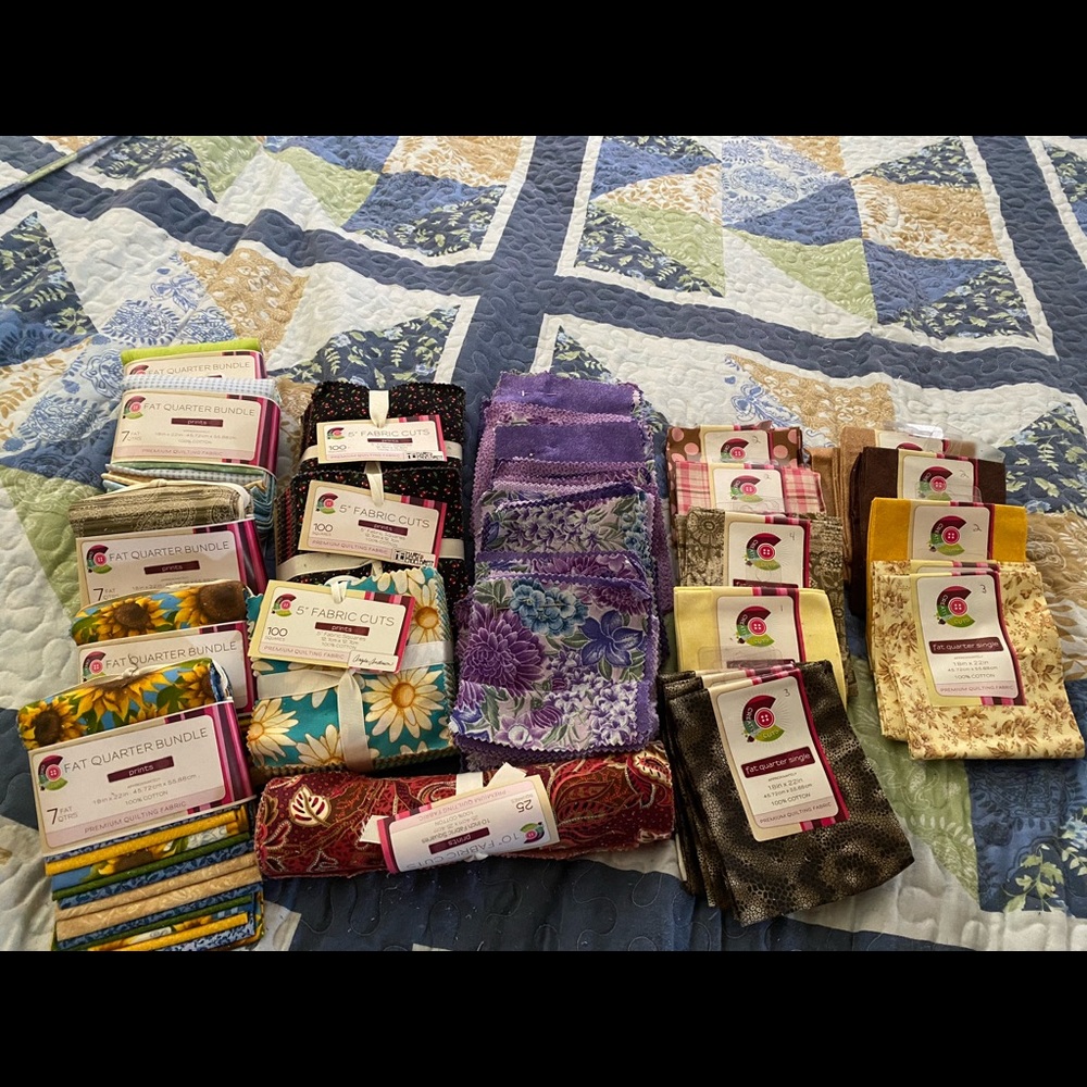 Quilting fat squares